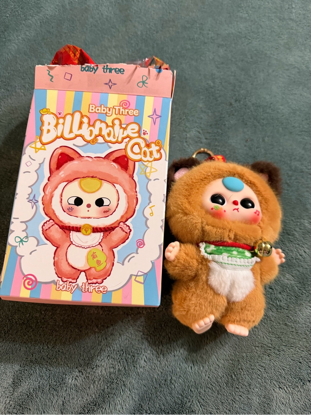Billionaire Boys Club Plush Keychain - Brown, White, Blue, Pink
